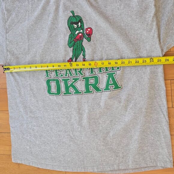 Delta State University Fighting Okra Tee 3XL Champion Fear the Okra - Picture 5 of 7